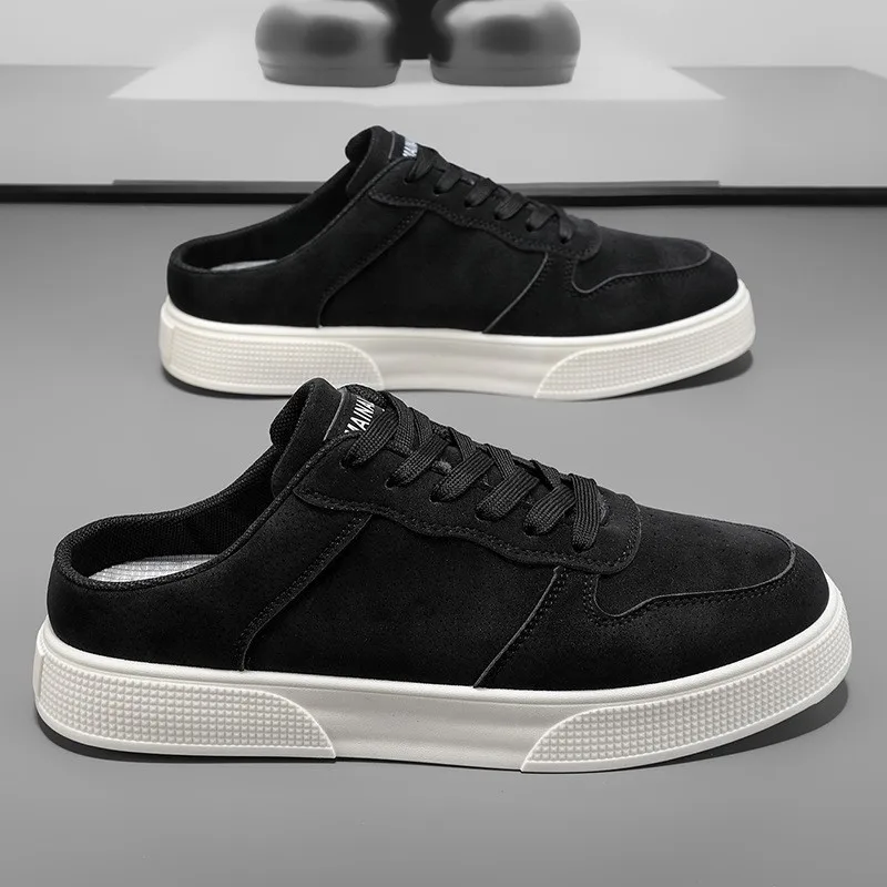 

Large size 48 semi trailer men's shoes, casual sports shoes, spring and summer new anti slip board shoes