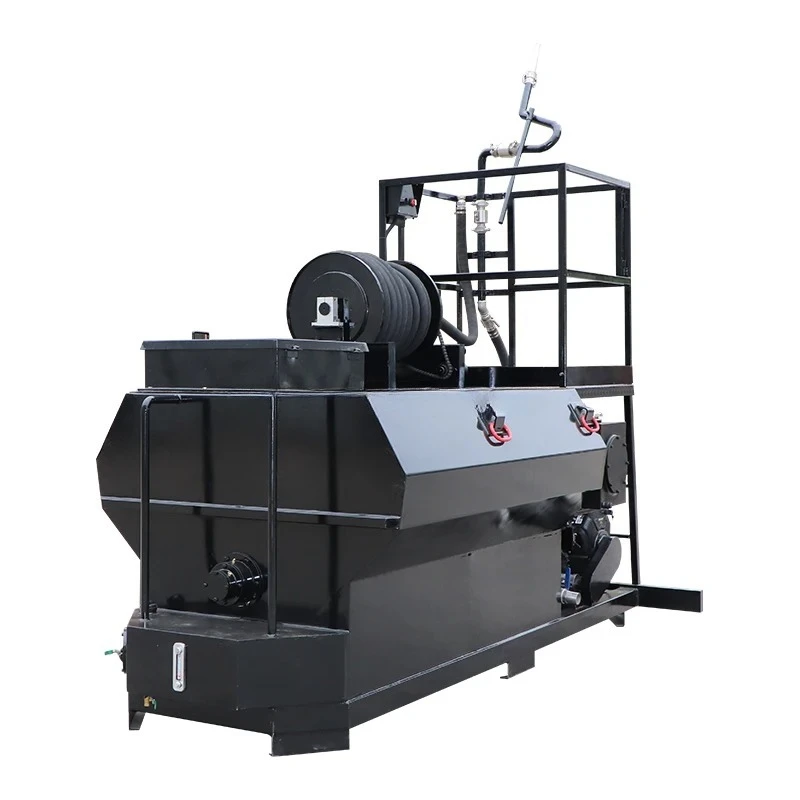 Máquina de pulverização de sementes de grama de 2000 litros, máquina de hidroseeding com reforço de inclinação para venda