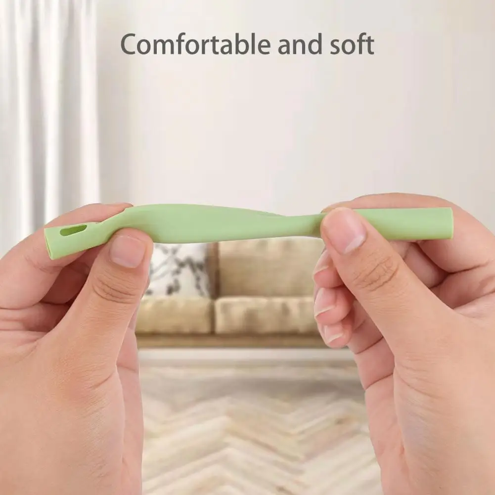 Caneta stylus caneta caso antiderrapante anti-queda silicone à prova de poeira caneta caneta coveruhb lápis 3 geração resistente ao desgaste caneta stylus titular