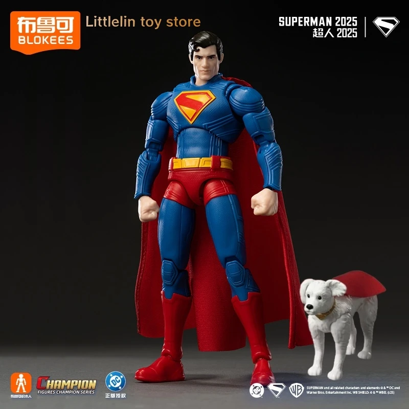 

﻿ Новый Blokees Genuien Champion Class Beyond Edition Hero Super Man, фигурка в сборе, набор моделей, коллекционная игрушка, периферийные устройства, подарок