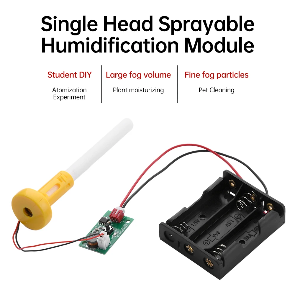 DC 4.5V Single Spray Humidification Module Ultrasonic Atomization Control Board Atomizer Sprayer Humidity Sensor