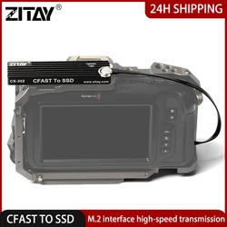 ZITAY CFAST-SSD 어댑터 변환기 CFAST 2.0 메모리 카드-M.2 SATA SSD 1TB 하드 디스크 카드, BMPCC 4K 6K ZCAM E2 용