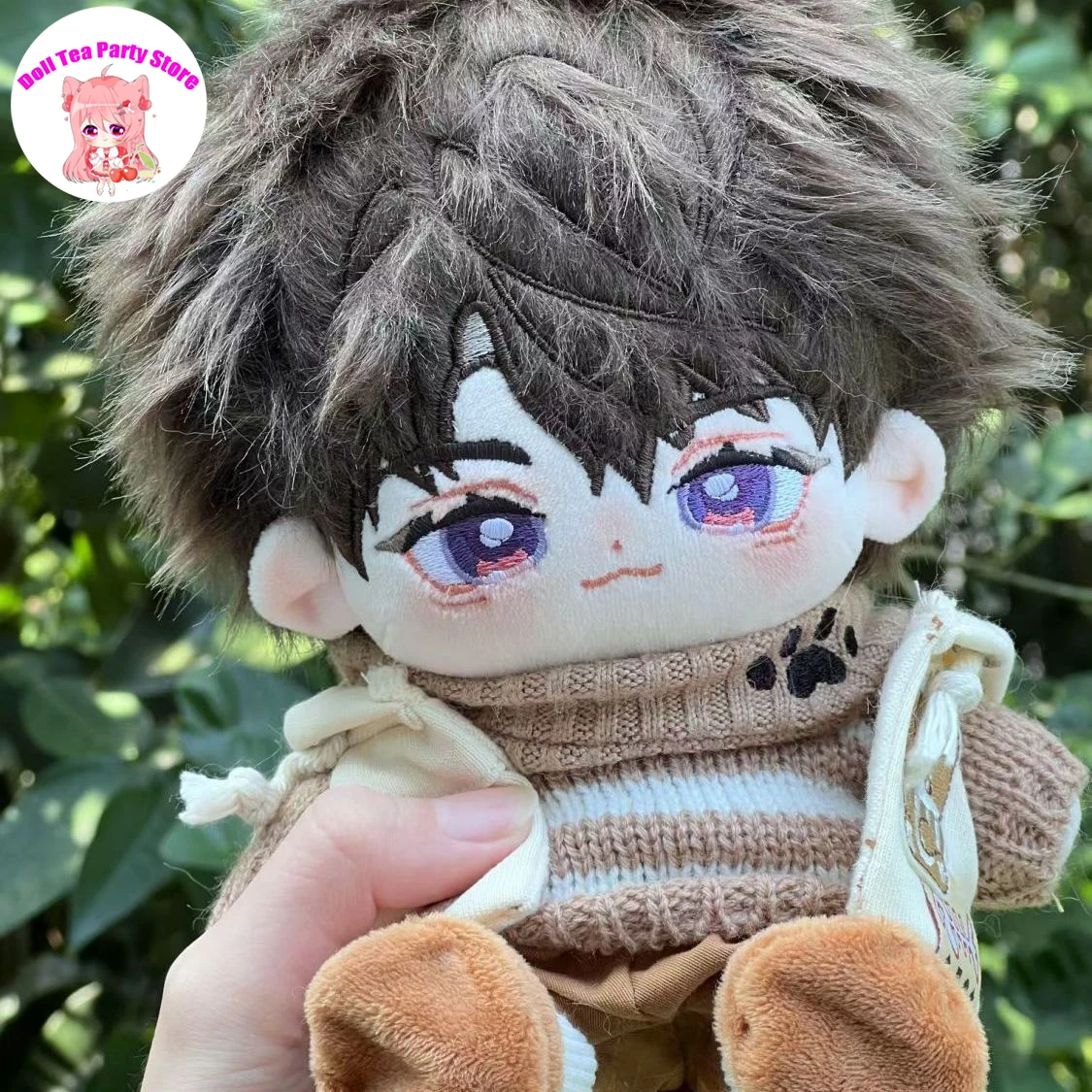 20cm Caleb Love and Deepspace Plush Cotton Doll Cosplay Anime Cartoon Plushie Model Toy Fan Collection Figures Body Xmas Gift
