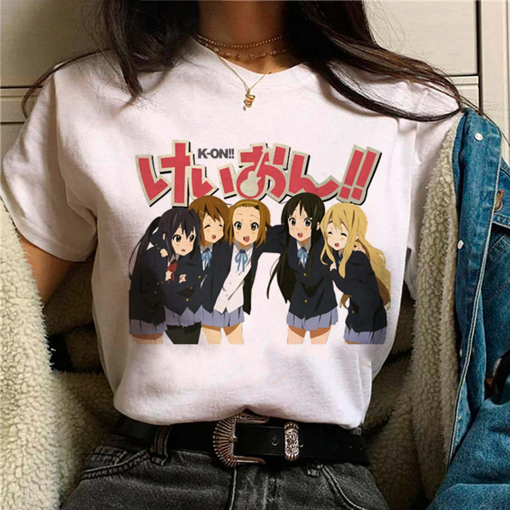 K-on Tee women streetwear t-shirts girl funny y2k streetwear clothing