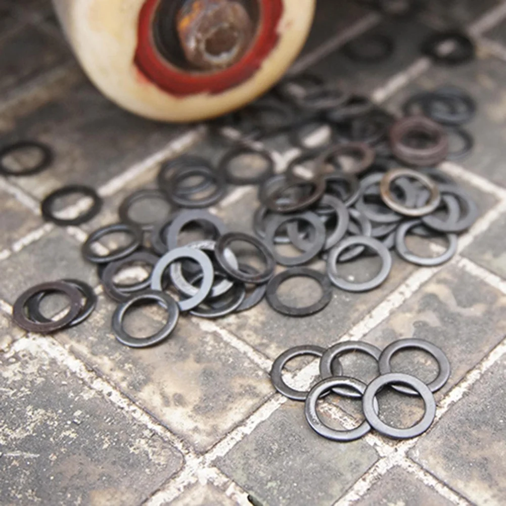 100 ชิ้นมาตรฐานสเก็ตบอร์ดจํานวนมากแบริ่ง Spacers/สเก็ตบอร์ดมาตรฐาน Bulk Speed ฮาร์ดแวร์เครื่องซักผ้า