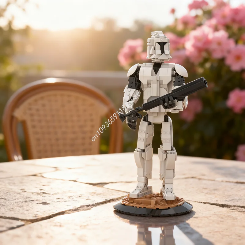 819 قطعة MOC UCS المرحلة 1 استنساخ الجندي ستار معركة نموذج هدية الكريسماس اللبنات لعبة تجميع DIY بها بنفسك فكرة الإبداعية الطوب الاطفال