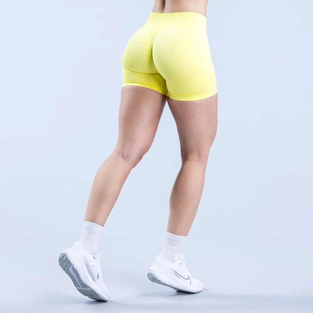 

Seamless Yoga Shorts Butt Lifting High Elasticity Quick-Dry 3 Inch Workout Shorts For Women Gym Fitness Running Fitness Clothes