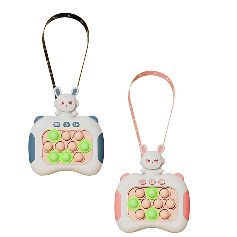 

Quick Push Bubble Game Fidget Game Handle Anti-Stress Toys With LED Game Machine Relieve Stress Toys Boys & Girls Gift