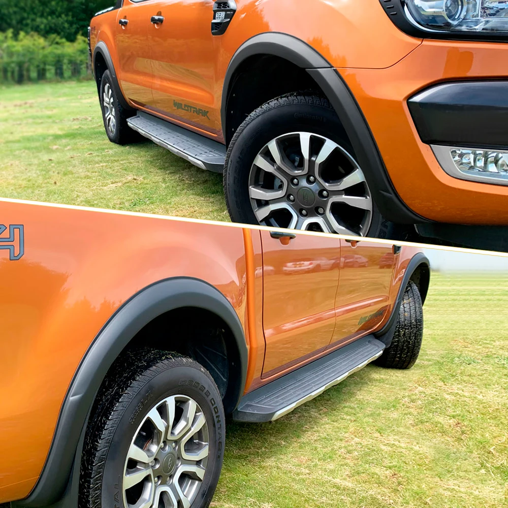 3'' Slim Fender Flares Wheel Arch for Ford Ranger T7 PX2 MK2 2015 2016 2017 2018 Models Matte Black Mudguard 4X4 Car Accessories
