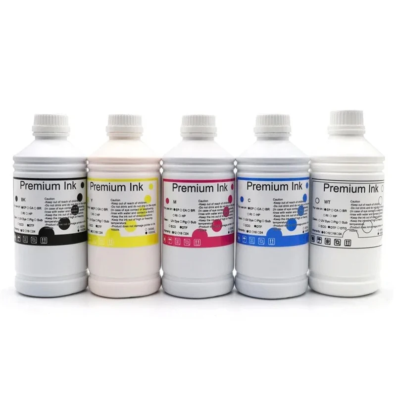 500ML DTF Ink Transfer Film Tinta DTF For Ep DX5 DX6 DX7 XP600 i3200 PrintHead F2100 F3070 L805 L800 L1800( High Quality)