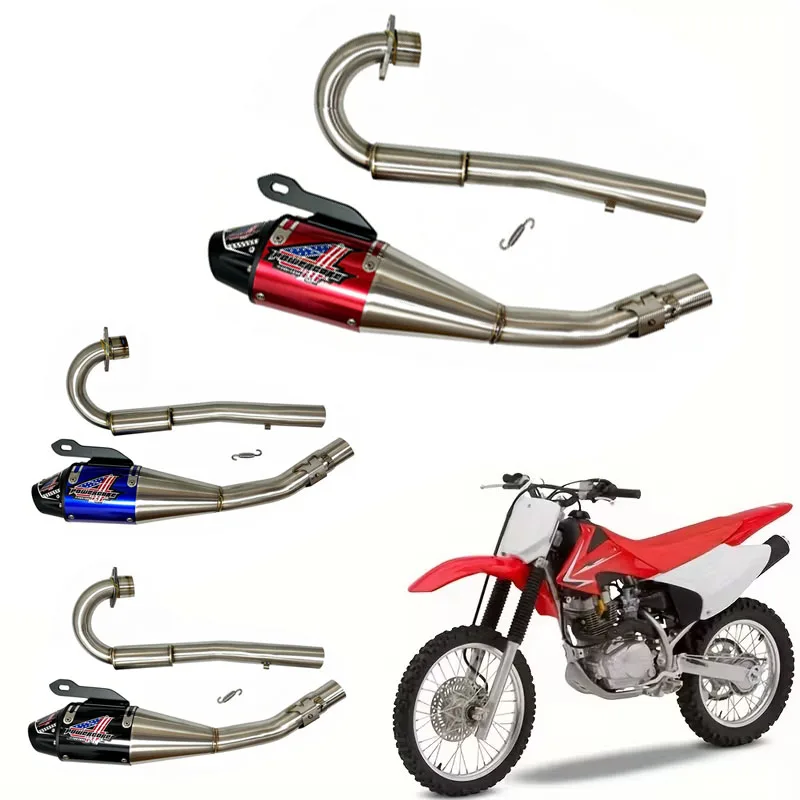 

CRF230F CRF150F Motorcycle Exhaust Full Systems Pipe Dirt Bike Slip-on Exhaust For Honda CRF230F 2003-2020 CRF150F 2003-2013