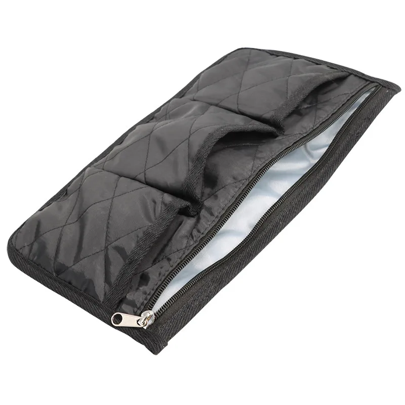 Multifunctional Wheelchair Armrest Side Storage Bag with Multi-pocket Hanging Stroller Bag Travel Essential for Easy Organizatio view 4