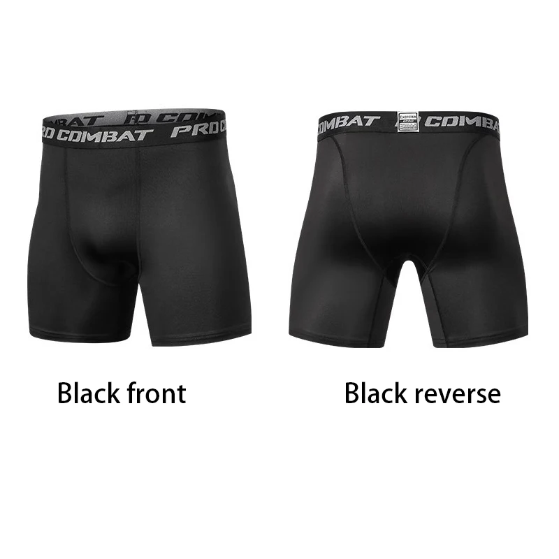 Men's Basic Quick Dry Sport Shorts Solid Color Breathable Moisture Wicking Athletic Boxer Briefs for Running Workout Fitness