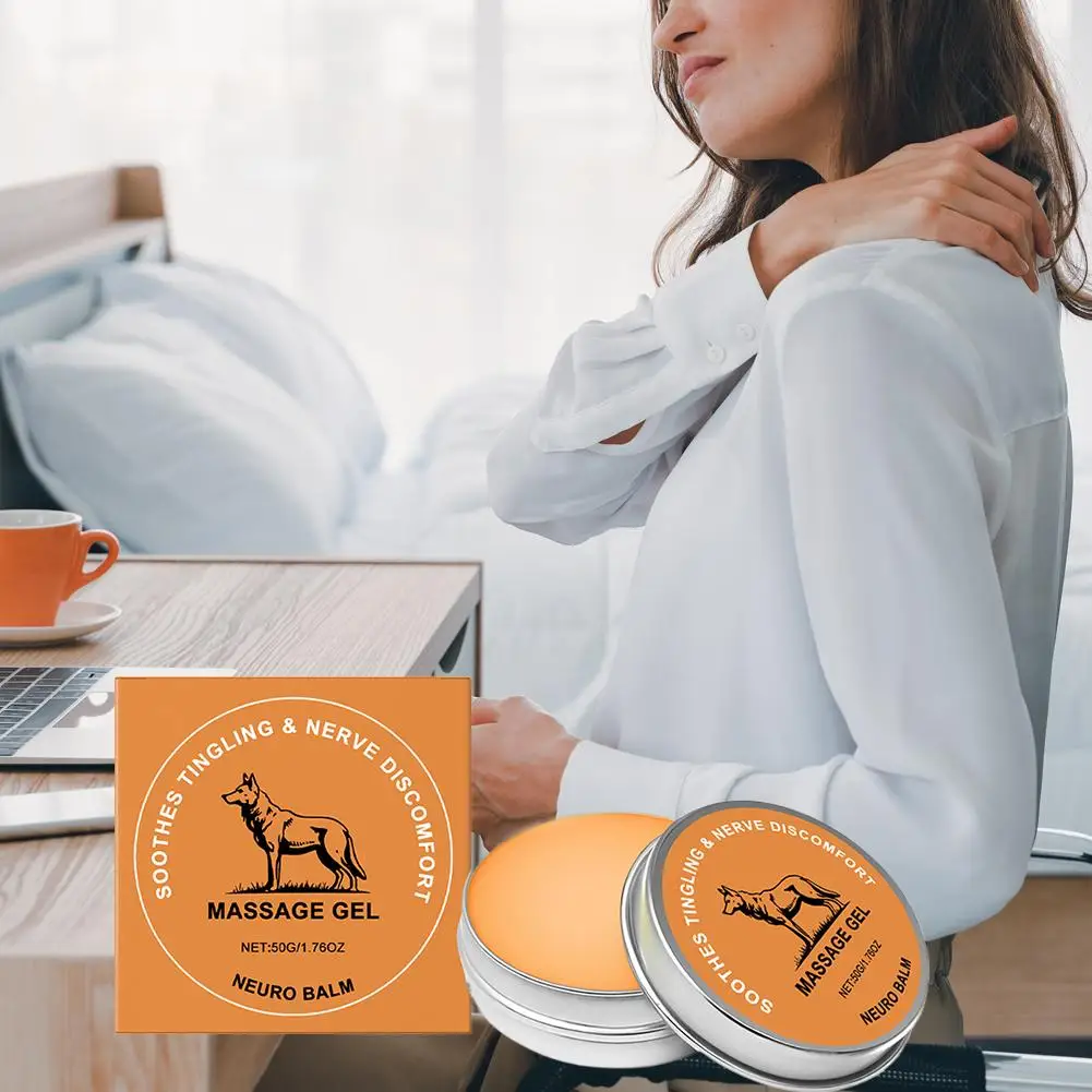 Sooth Tingling Nerve Discomfort Massage Gel 50g Moisturizing Hydrating Neuro Relief Balm For Legs Knee Arm Waist Body Care Cream