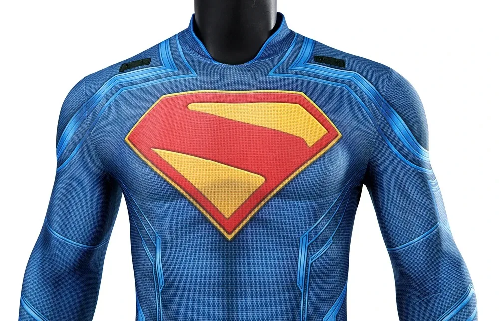 الأحمر كلارك تأثيري كينت تأثيري حلي الكبار رجل Zentai البدلة ثلاثية الأبعاد مطبوعة ارتداءها عباءة حمراء الزي مجموعة كاملة مخصص