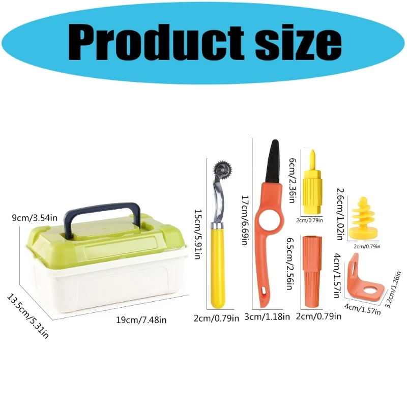 กระดาษแข็งตัดเครื่องมือหัตถกรรมชุดเครื่องมือสำหรับเด็ก Ergonomic Handle 15UB