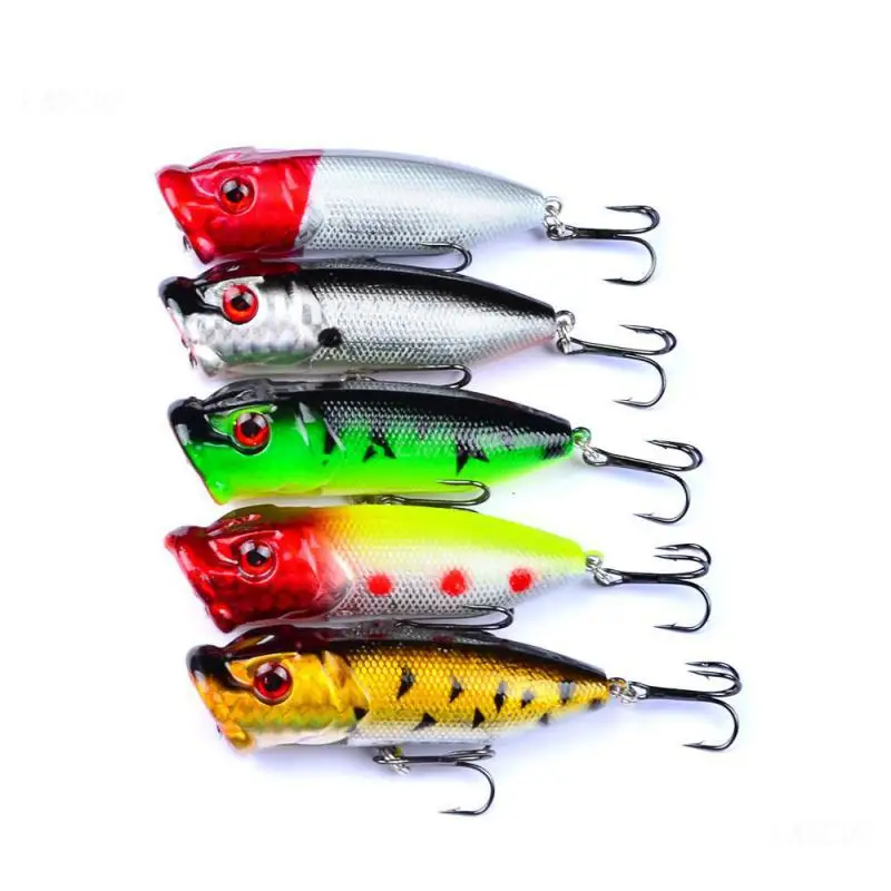 Bass Lures Diverse Colors Improved Hook Penetration Realistic Swimming Action 11g Lures Popper Fishing Popular Popper Lures