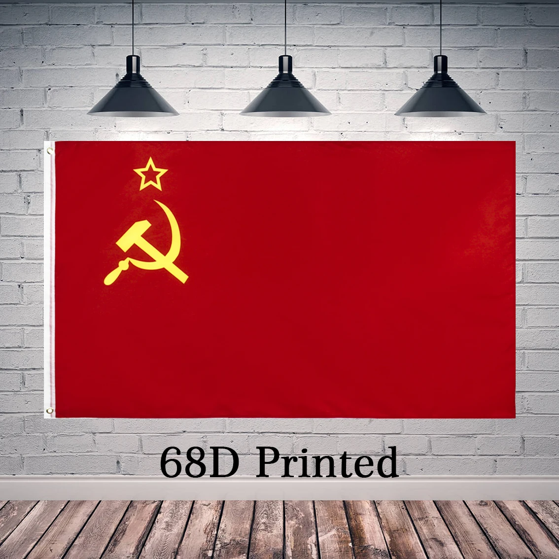 90X150cm Russian Victory Day Commander Soviet Union 1964 CCCP USSR Flag Polyester Printed Decoration Banner Tapestry FLAGLAND