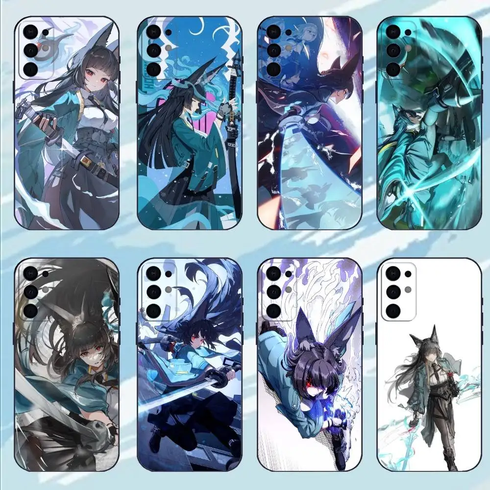 

Z-Zone Zero m-Miyabi Hoshimi Phone Case For Samsung S25,S24,S23,S22,S21,S20,Plus,Soft Black Shell