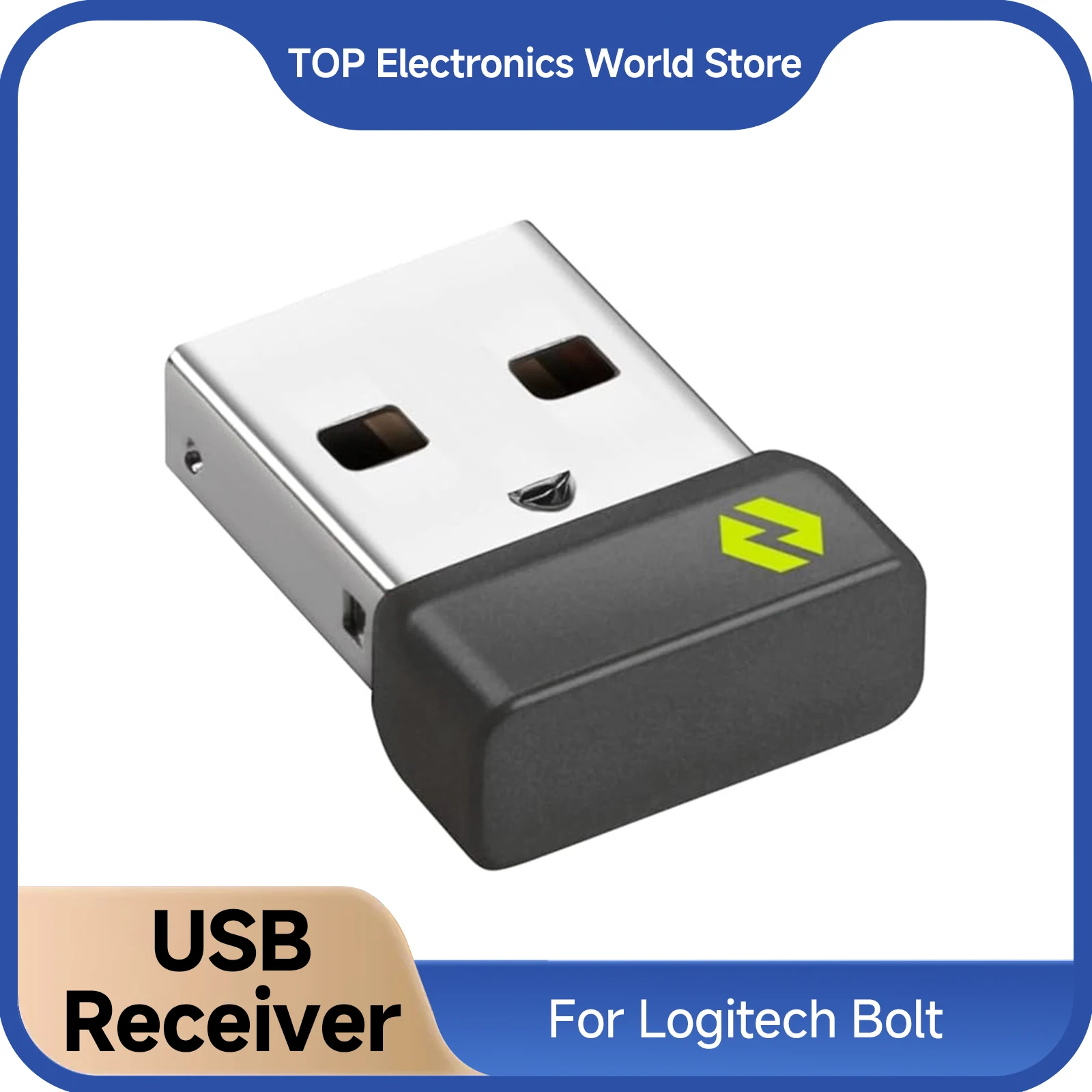 

USB-приемник для адаптера Logitech Bolt — приемник мультиустройств для мини-клавиш MX, клавиатура/мышь с POP-клавишами, K860, M650