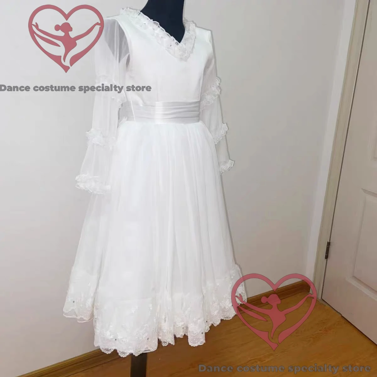 ballet graduation party evening gown, puffy skirt, ballet competition costume, GDC professional custom-made performance costume