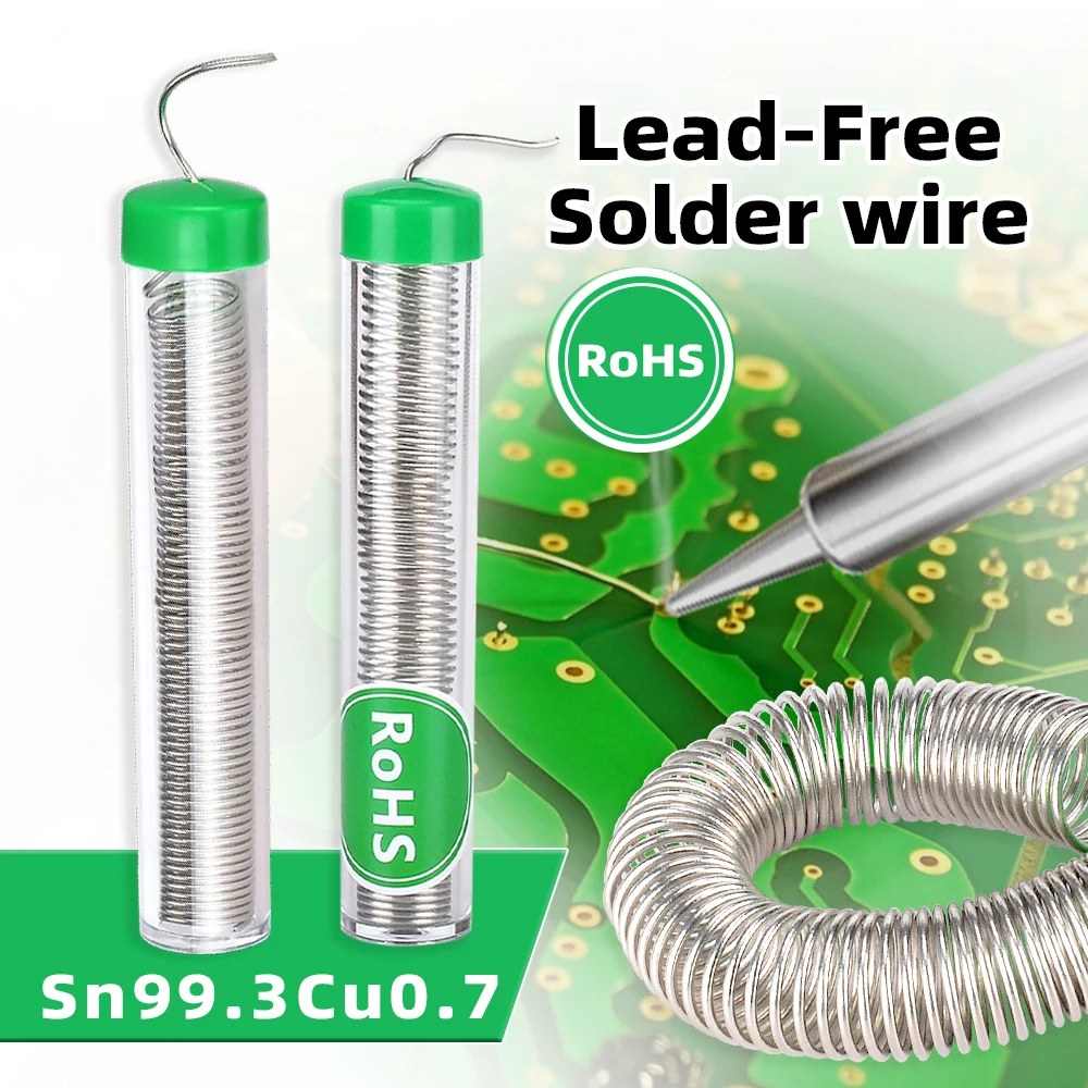 

Lead Free Solder Wire 10g 0.8/1.0mm Rosin Core Portable Tin Pen for PCB Soldering Iron Repair Tools