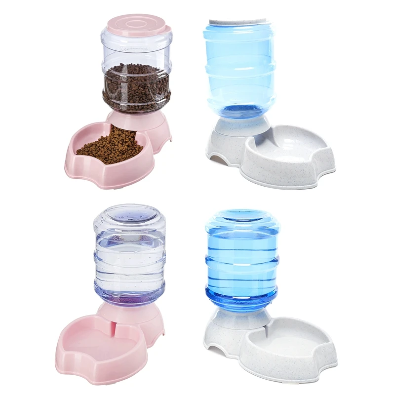 3.8L Pet Automatic Feeder Dog Cat Drinking Bowl For Dog Water Drinking Cat Feeding Large Capacity Dispenser Pet Cat