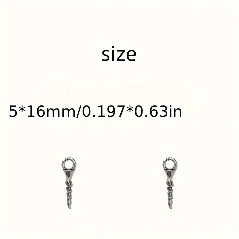 100 Mini DIY Metal Screws, Suitable for Walls, Wood, Pendant Tools, Accessories, Home Furnishings image 4