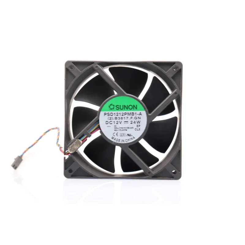 

H FOR SUNON PSD1212PMB1-A 12038 12cm 12V 24W 4-Wire Cooling Fan