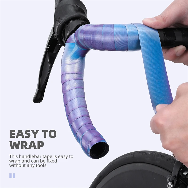 WEST BIKING Cycling Handlebar Tape EVA Anti-Slip Road Bicycle Bike Bar Tape Brushed Texture Lightweight Racing Bike Accessories