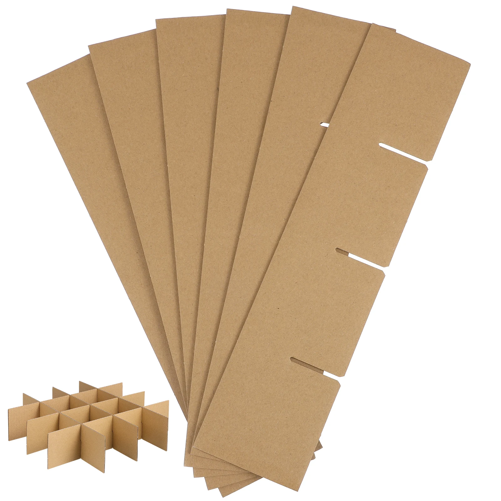 

1Set Cardboard Box Divider for Glass Excellent Protection Inserts for Moving Packing Fragile Items Transport Moving Boxes