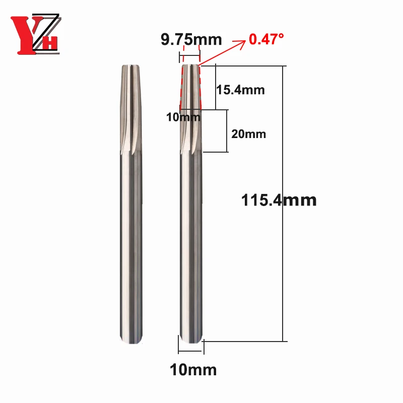 Customized Carbide Machine Reamer Extended HRC50 Uncoated Spiral Groove Tolerance H7 Harened Steel Metal Cutter CNC