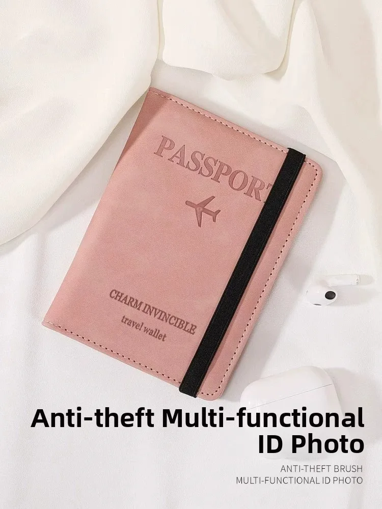 porter-passport-protection-cover-ticket-boarding-card-holder-men's-portable-document-bag-anti-theft-brush-leisure-simple-style