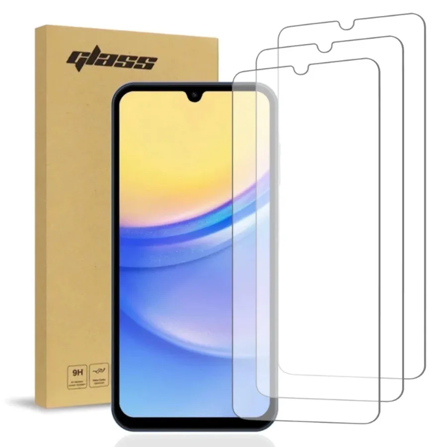

for Samsung Galaxy A15 5G Tempered Glass Screen Protector 3 Per Pack