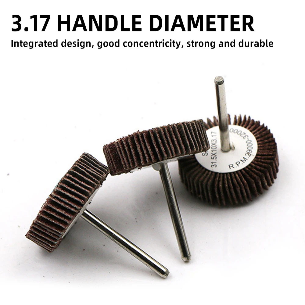 Impeller Grinding Heads T-type Grinding Head for Metal Carpentry Sanding and Polishing Rotary Mini Drill Bit Polishing Tool