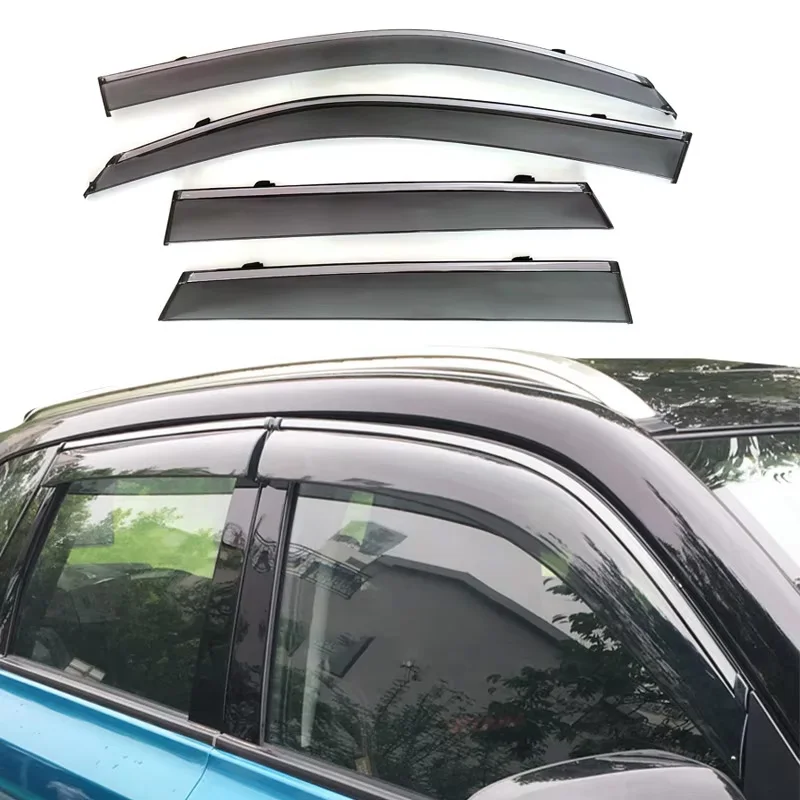 

Window Visor Sun Rain Deflector Guard Awnings Shelters Adhesive Cover Trim For Suzuki Virata 2016-2022 Cars Exterior Accessories