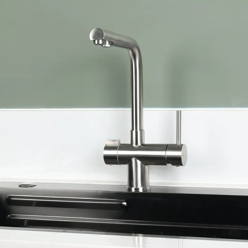 Selling Kitchen Filter Faucet Adjustable Stainless Steel Kitchen Sink Faucets Mixers With Water Tap