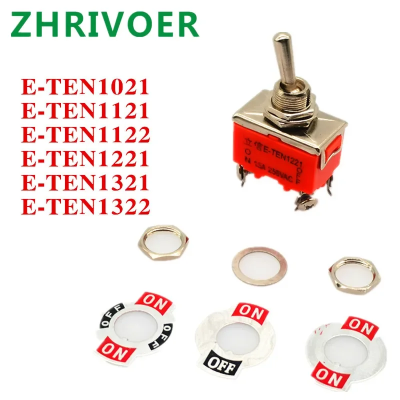 One Orange E-ten Car, Motorcycle, Boat, Model, Heavy SPST Terminal Switch on-off-on-off Toggle Switch and Waterproof Cap,