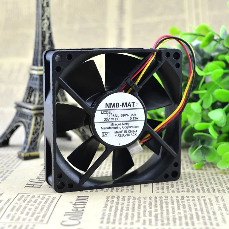 ORIGINAL 3108NL-09W-B59 8020 20V 0.13A 8 CENTÍMETROS FÃ QUATRO CENTÍMETROS