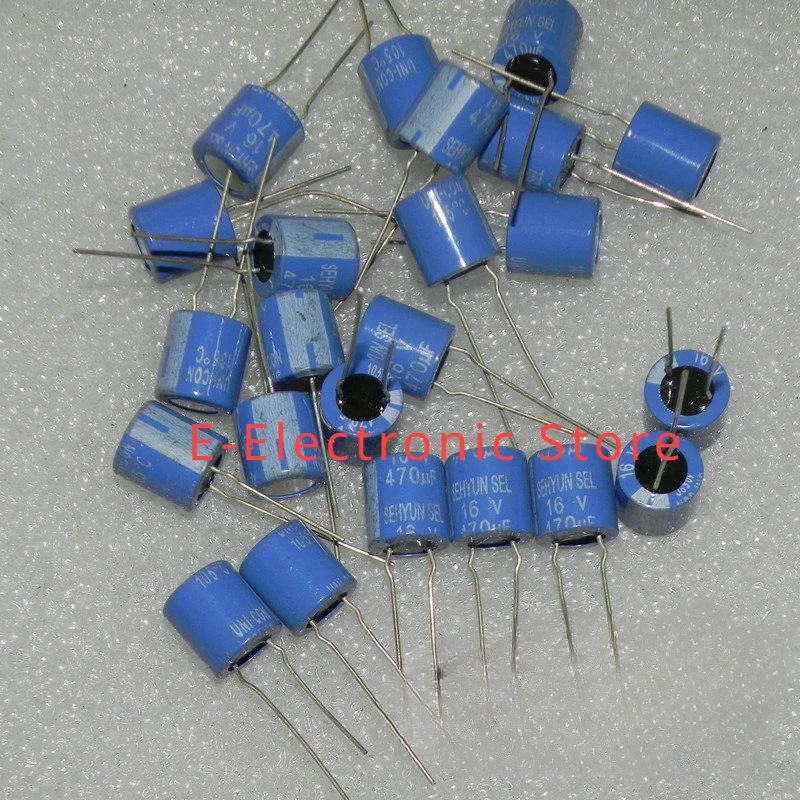 10PCS/LOT SEHYUN SEL   16V 470UF Organic Solid State Electrolytic Capacitor