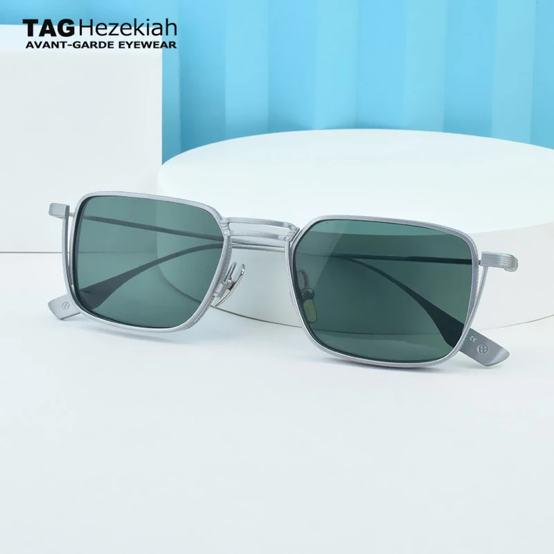 

2025 vintage Square Sunglasses Men Women DTX125 Fashion Titanium Retro Sunglass Driving Sun glasses Fashion UV400 Female Glasses