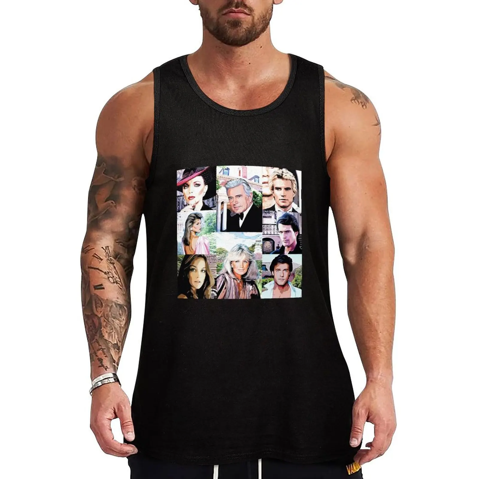 

DYNASTY - THE CARRINGTONS Tank Top men clothes gym clothes men summer clothes for men Male