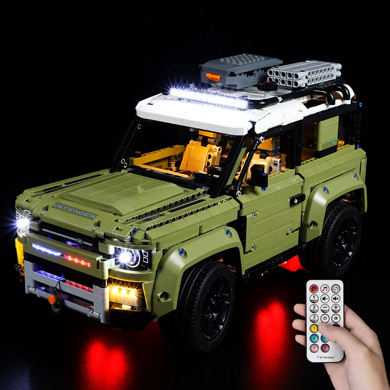 LED Light Kit for LEGO Land Rover Defender 42110 Building Blocks Bricks view 3