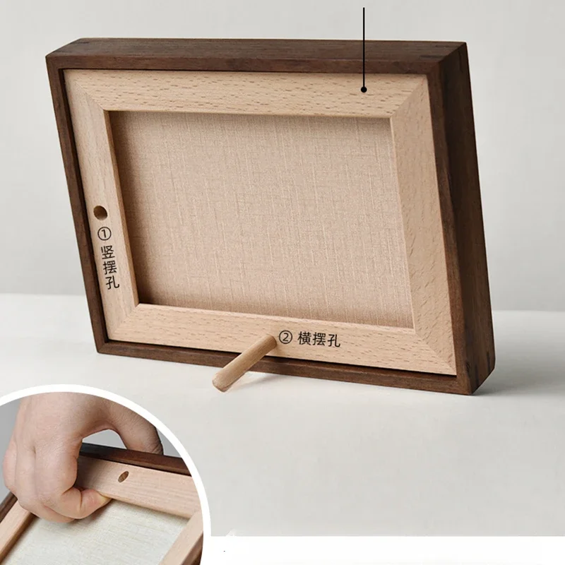 إطار صور حديث من الخشب الصلب أمريكي عتيق لغرفة المعيشة وغرفة النوم إطار صور فني للتصوير الفوتوغرافي لديكور المنزل ماركوس دي Fotos FYP