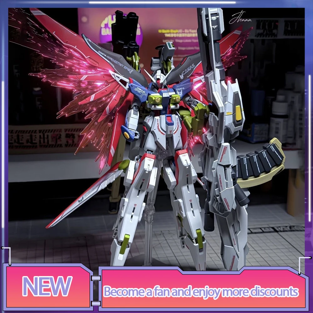 

Gaogao HG 1/144 Scale Model DESTINY FIGHTER Spec ZEUS SIL HOUETTE Assembly Model Kit Collection Action Figure Kids Toys Gift