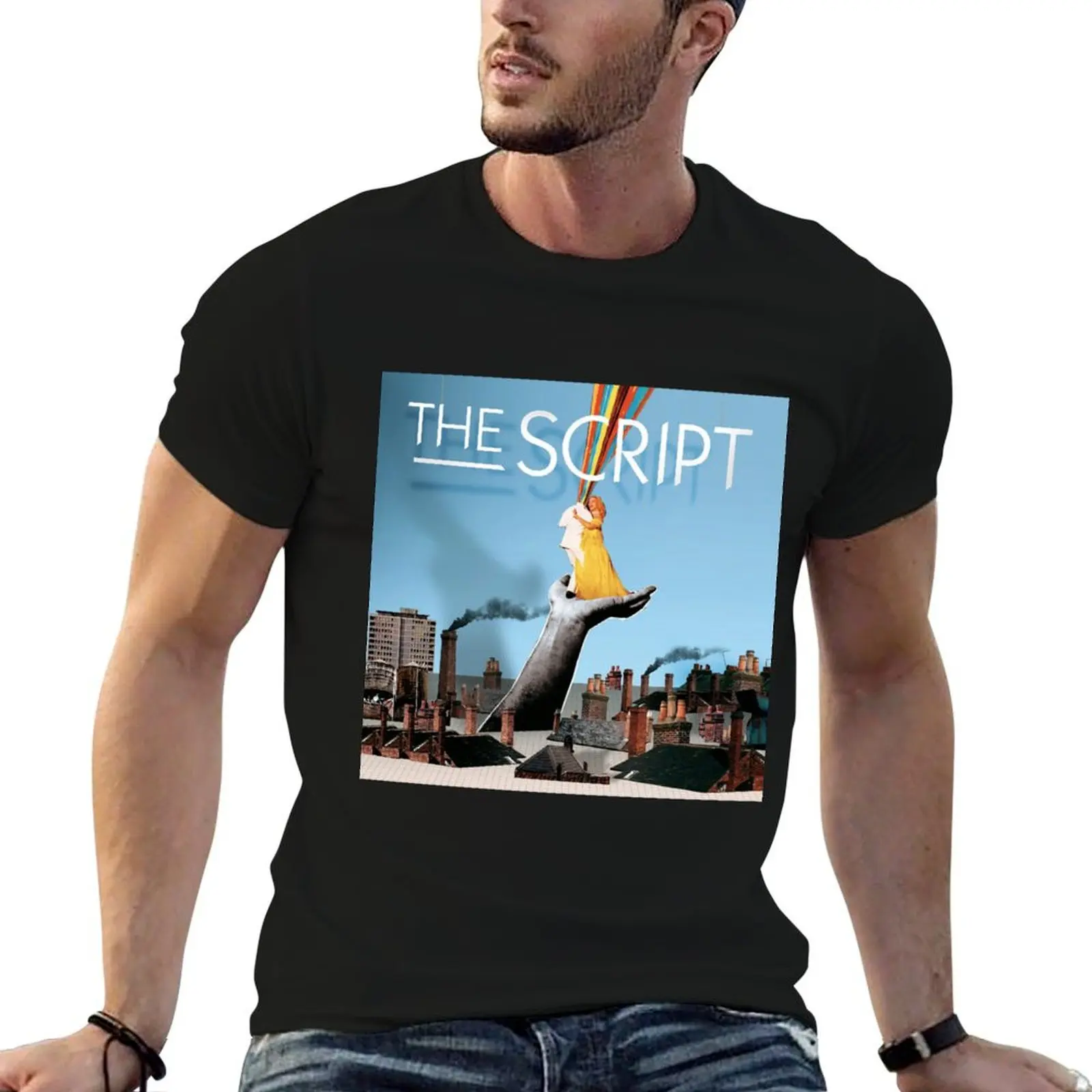 

black for man T-Shirt cotton t man funny t-shirt plain for package shirts graphic The the Script script