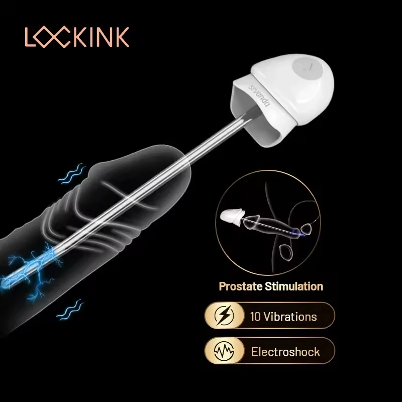 Electroshock Stainless Steel Horse Eye Stick Electric Urethral Plug Male Urethra Masturbation Vibrations Stimulator Adult toys