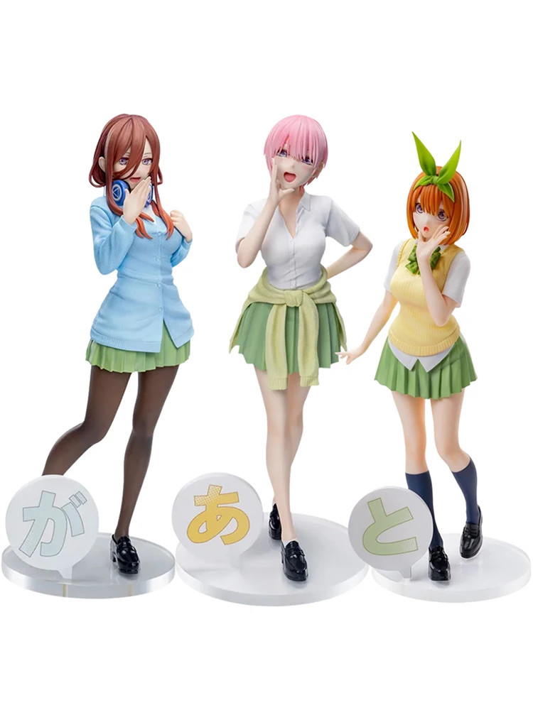 In Stock Sega Original Luminasta Anime Tee Quintessentia Quints Huisdieren Nakano Itsuki Yotsuba Miku Nino Ichika Ac Bodemtemperatuur Figuur Model - afbeelding 2
