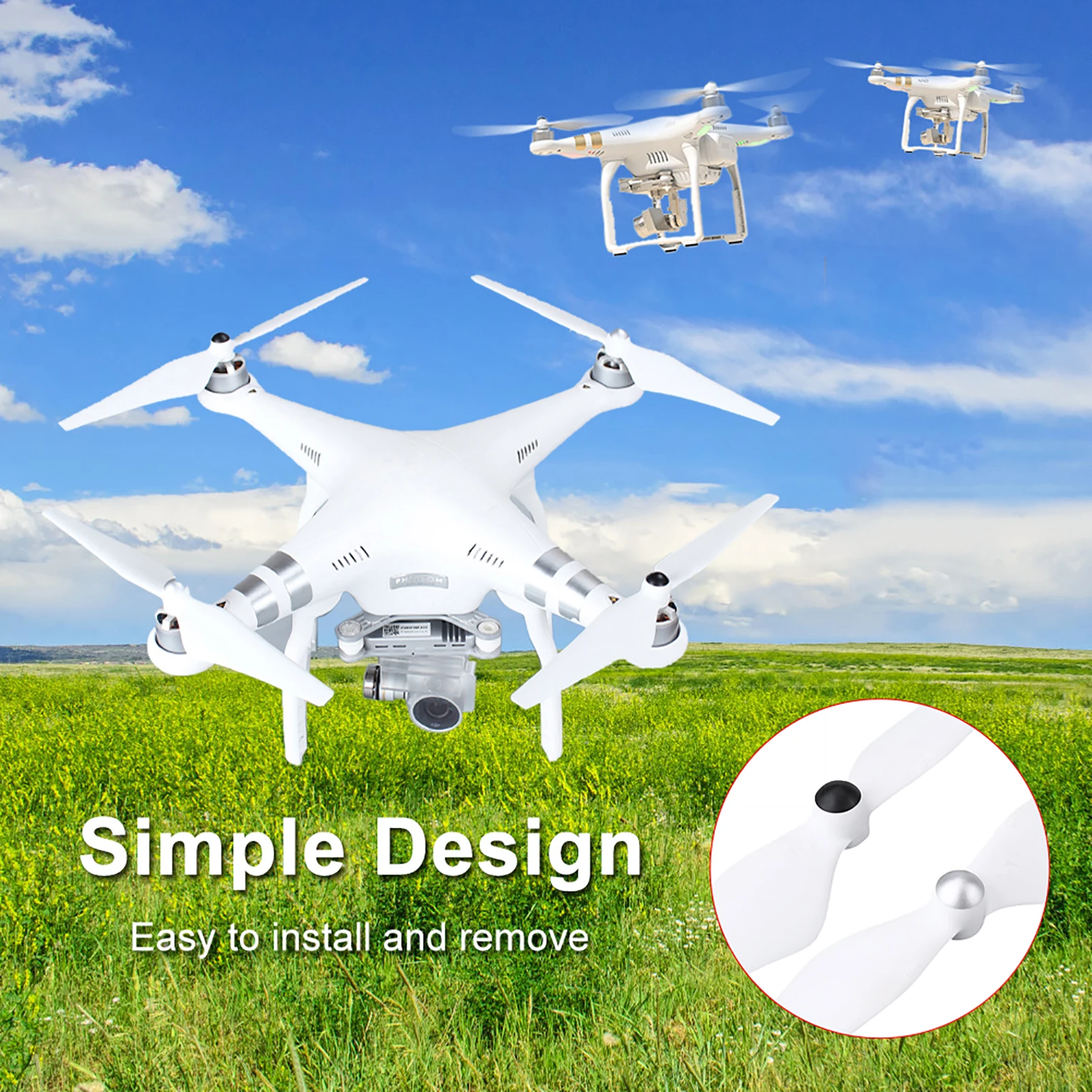 Hélice 9450 pour importateur DJI Phantom 3 Pro SE 2 Vision, 8 pièces, accessoires de remplacement, lame, norme avancée