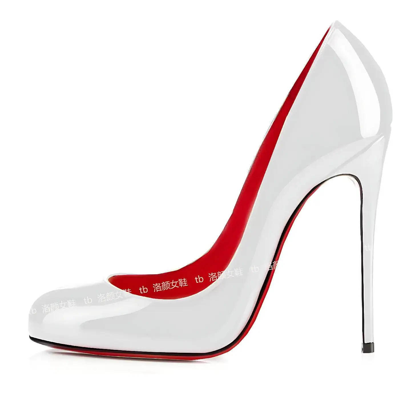 

Women's shoes, 12cm large size fashion red-soled pumps, 13cm sexy round-toe red-soled high heels